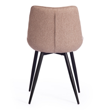 Стул Tetchair ABRUZZO mod. 8060 / 1 шт. в упаковке металл,ткань, 42 х 60 х 84 х 49 см, ткань серо-бежевый, ножки черный