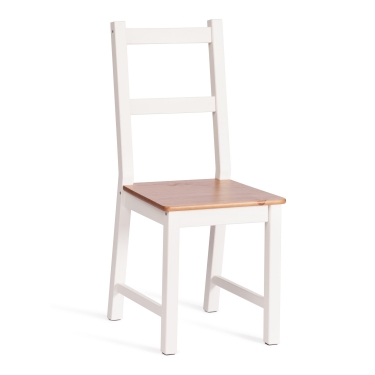 Обеденный комплект Tetchair Соната стол + 4 стула / Sonata dining set массив сосны, стол 120х75х73см стул 41х50х95см, антик/белый