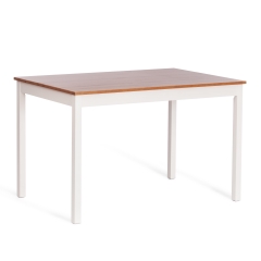 Обеденный комплект Tetchair Соната стол + 4 стула / Sonata dining set массив сосны, стол 120х75х73см стул 41х50х95см, антик/белый