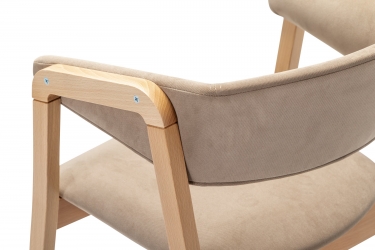 Кресло R-home Dalia Soft Beige/Натур