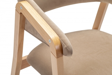 Кресло R-home Dalia Soft Beige/Натур