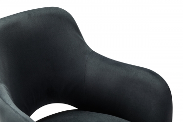 Кресло R-home Ledger К Diag grey/т. орех