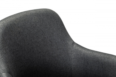 Кресло R-home Ledger К темно-серый/т. орех