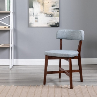 Стул R-home Frank Pro Грей/Темный орех