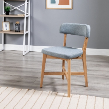 Стул R-home Frank Pro Грей/Натуральный бук