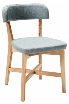 Стул R-home Frank Pro Грей/Натуральный бук