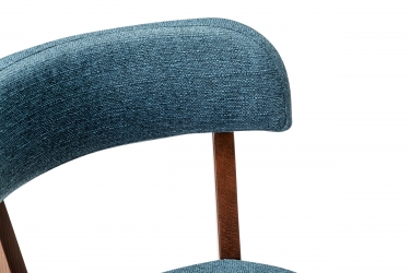 Стул R-home Frank Pro БлюАрт/Темный орех