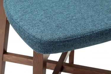 Стул R-home Frank Pro БлюАрт/Темный орех