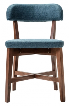 Стул R-home Frank Pro БлюАрт/Темный орех