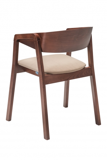 Кресло R-home Dalia Beige/Темный орех