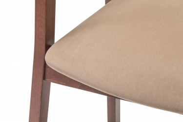 Кресло R-home Dalia Beige/Темный орех