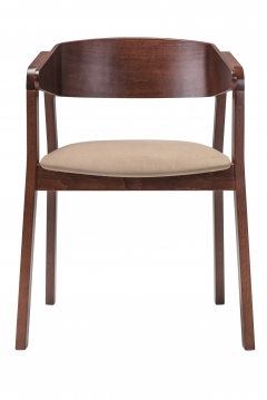 Кресло R-home Dalia Beige/Темный орех