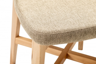 Стул R-home Frank Pro Браун/Натуральный бук