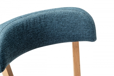 Стул R-home Frank Pro БлюАрт/Натуральный бук