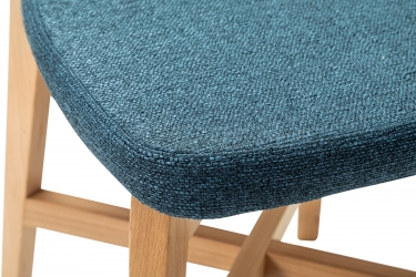 Стул R-home Frank Pro БлюАрт/Натуральный бук