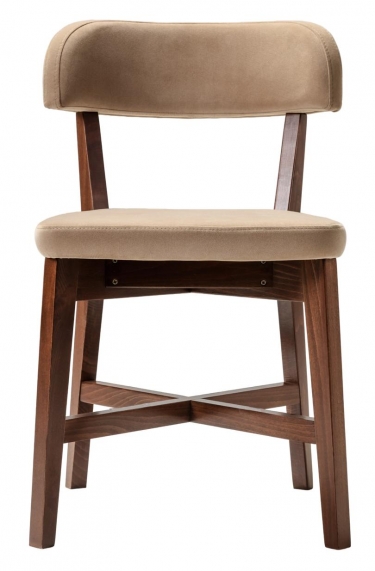 Стул R-home Frank Pro Diag Beige/Темный орех