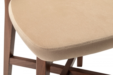 Стул R-home Frank Pro Diag Beige/Темный орех