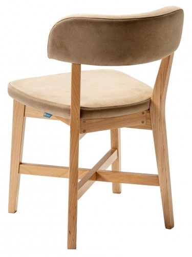 Стул R-home Frank Pro Diag Beige/Натуральный бук