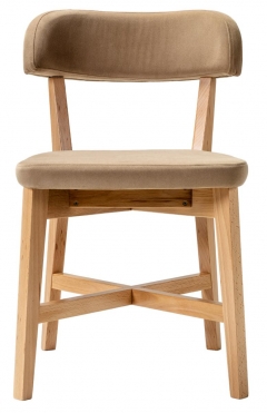 Стул R-home Frank Pro Diag Beige/Натуральный бук