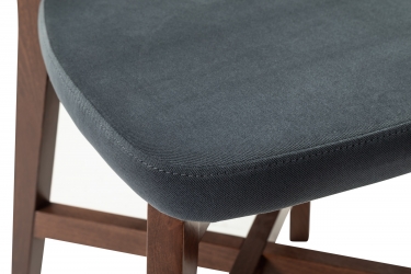 Стул R-home Frank Pro Diag Grey/Темный орех