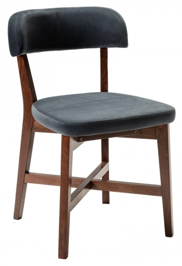 Стул R-home Frank Pro Diag Grey/Темный орех