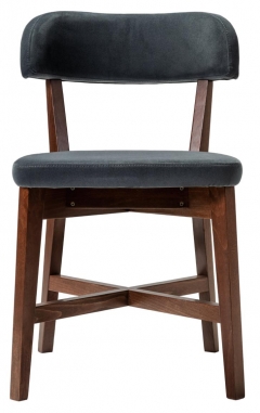 Стул R-home Frank Pro Diag Grey/Темный орех