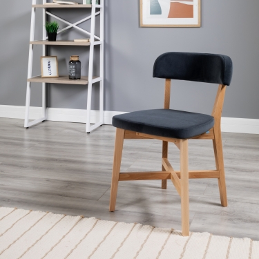 Стул R-home Frank Pro Diag Grey/Натуральный бук