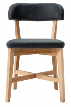 Стул R-home Frank Pro Diag Grey/Натуральный бук