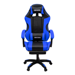 Кресло KINGQUEEN 1209-1 KINGQUEEN, цвет черный/синий, 1209-1-black-blue-mass