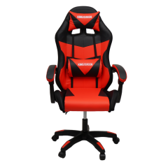 Кресло KINGQUEEN 1209 KINGQUEEN, цвет черный/красный с подсветкой, 1209-black-red-mass-led