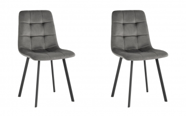 Стул Stool Group Chilly велюр антрацитовый 2 шт.