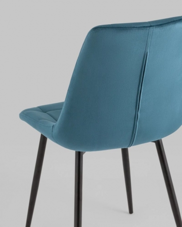 Стул Stool Group Флекс New велюр сине-зеленый 2 шт.