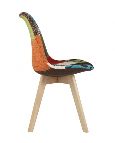 Комплект из четырех стульев Stool Group FRANKFURT пэчворк 4 шт. комплект