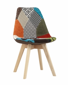 Комплект из четырех стульев Stool Group FRANKFURT пэчворк 4 шт. комплект