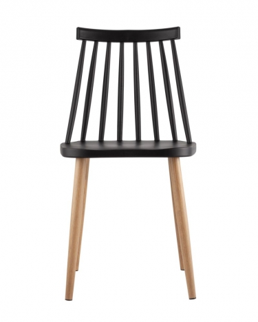 Стул Stool Group Морган пластиковый черный 2 шт