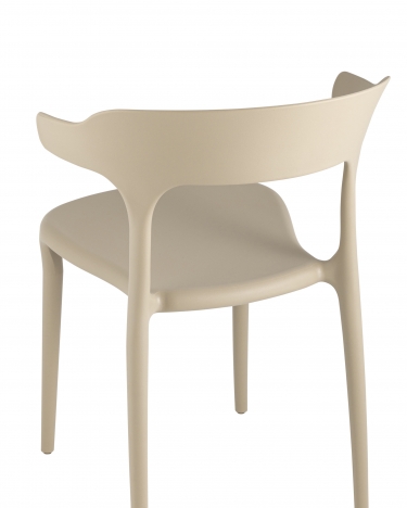 Комплект из двух стульев Stool Group Neo пластик бежевый 2 шт.