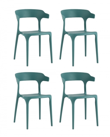 Стул Stool Group Neo пластик темно-бирюзовый 4 шт.