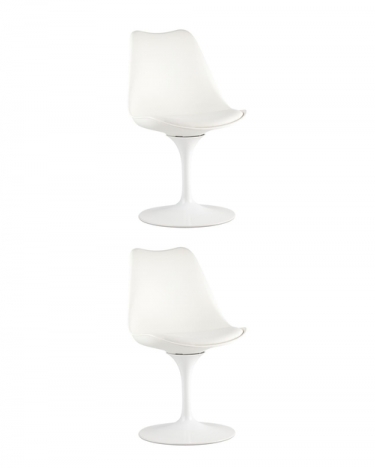 Стул вращающийся Stool Group Tulip белый 2 шт.