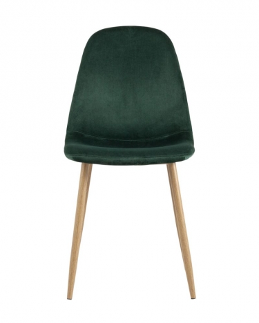 Комплект из двух стульев Stool Group Валенсия SN велюр темно-зеленый 2 шт