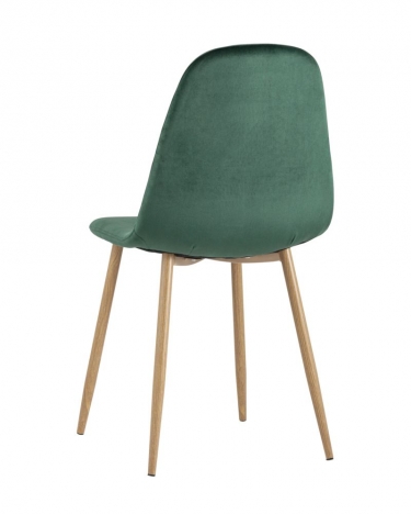 Комплект из четырех стульев Stool Group Валенсия SN велюр темно-зеленый 4 шт