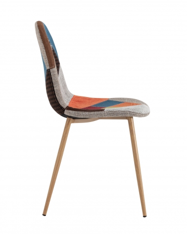 Комплект из двух стульев Stool Group Валенсия SN ткань пэчворк 2 шт