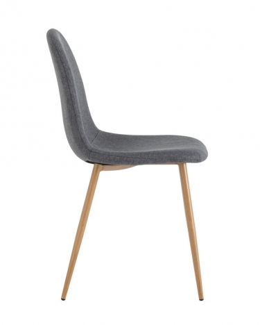 Комплект из двух стульев Stool Group Валенсия SN рогожка темно-серый 2 шт