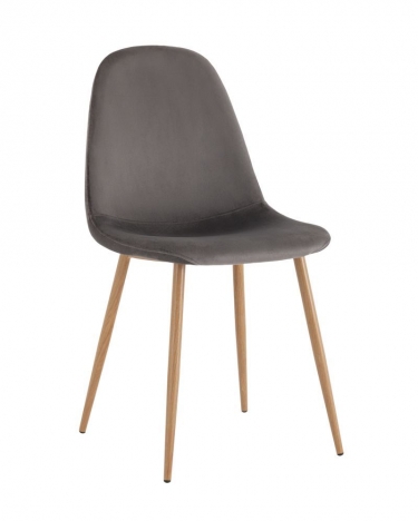 Комплект из двух стульев Stool Group Валенсия SN велюр антрацитовый 2 шт