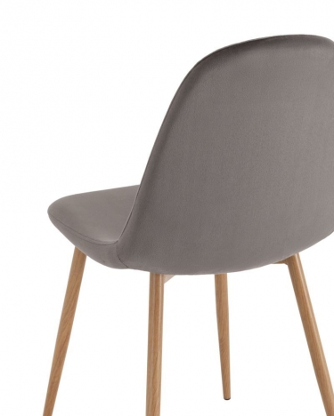 Комплект из двух стульев Stool Group Валенсия SN велюр антрацитовый 2 шт