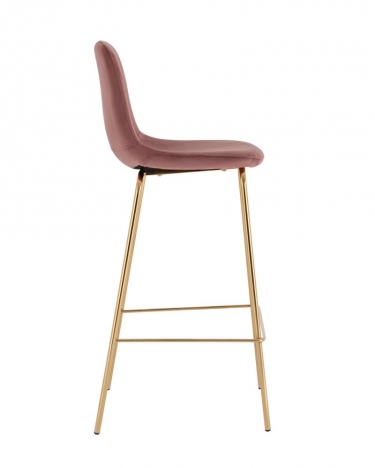 Комплект из двух стульев Stool Group Валенсия SN велюр пыльно-розовый золотые ножки 2 шт