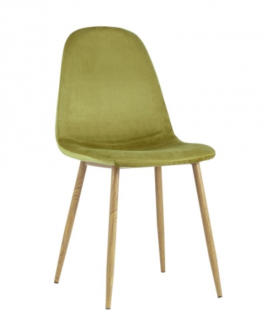 Комплект из четырех стульев Stool Group Валенсия SN велюр фисташковый 4 шт