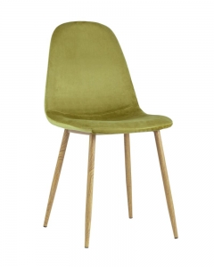Комплект из четырех стульев Stool Group Валенсия SN велюр фисташковый 4 шт