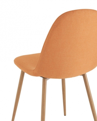 Комплект из двух стульев Stool Group Валенсия SN рогожка оранжевый 2 шт