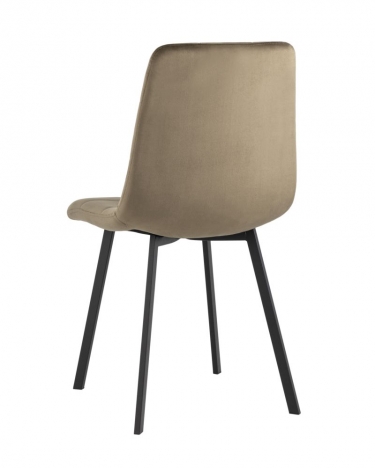 Комплект из двух стульев Stool Group Chilly велюр коричневый 2 шт.