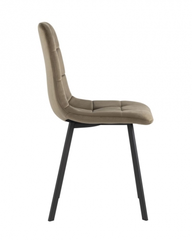 Комплект из двух стульев Stool Group Chilly велюр коричневый 2 шт.